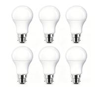 Bombillas LED Bayoneta B22 21W Equivalente 210W 3000K 4500K 6500K Seleccionable Sin Parpadeo Ahorro Energético No Regulable Iluminación Hogar Interior(Cool white 6500K,6 Pack)