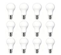 Bombillas LED Bayoneta B22 21W Equivalente 210W 3000K 4500K 6500K Seleccionable Sin Parpadeo Ahorro Energético No Regulable Iluminación Hogar Interior(Natural white 4500K,12 Pack)