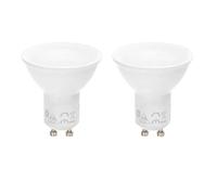 Bombillas LED Bluetooth MESH GU10 CCT 2 piezas, control remoto, regulables, ideal para iluminación ambiental y smart home.