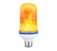 Bombillas LED Con Llama - Bombilla Con Llama | Bombillas Parpadeantes, Lámpara Decorativa Con Efecto Parpadeante E27 De 5 W Para Uso En Interiores Y Exteriores, Iluminación De Atmósfera De Fuego, Rest