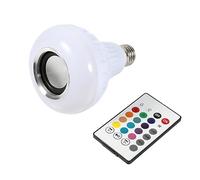 Bombillas LED Control Remoto, Cambio de Color E27 12W LED RGB Bombilla de Altavoz Lámpara de Luz de Reproducción de Música Inalámbrica con Control Remoto