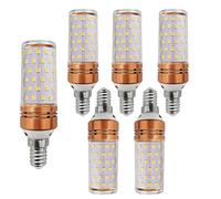 Bombillas LED E14 16W Equivalente 160W Sin Parpadeo Ahorro de Energía 1600LM (CRI>80) Para Lámparas de Araña Apliques de Pared Plafones No Regulable(Warm White 3000K,6 Pack)