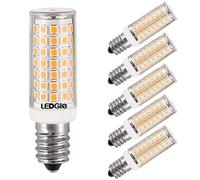 Bombillas LED E14, LEDGLE Lámpara LED de 8W Equivalente a Bombillas Halógena de 80W, Blanco Cálido 3000K, 88 LEDs 700lm, 360° Ángulo de Haz, No Regulable, 6 Unidades
