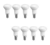 Bombillas LED E14 R50 3W Reemplazo 30W Sin Parpadeo Ahorro de Energía (CRI >80) No Regulable 300 Lúmenes Para Lámparas de Mesa Colgantes Apliques(Warm White 3000K,8 Pack)