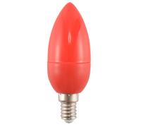 Bombillas LED en forma de vela rojas, Lámpara de la Fortuna, Luces de Dios, Ahorro de energía, base E14
