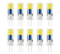 Bombillas LED G4 2 W AC220-240 V, blanco frío, 6000 K, no regulable, sustituye la bombilla halógena G4 20 W, tipo JC Base Bi-Pin G4 utilizada para lámparas de salón, apliques de pared, cocina (paquete