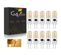 Bombillas LED G4, 220V-240V 2W G4 Bombillas LED 200LM, No Regulable Sin Parpadeo, 10 Piezas (Color : Warm white 3000K)