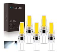 Bombillas LED G4, AC/DC 12-24V 3W G4 LED Lamp 270LM, Equivalente para bombillas halógenas de 30W, Dimerizable sin parpadeo, 5 pcs (Color : Cool White 6000K, Size : 3W)
