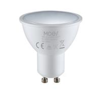 Bombillas LED inteligentes WiFi MoesHouse de jixopn, Wi-Fi 2.4GHz, RGB, cambio de color, compatibles con Alexa y Google Assistant.