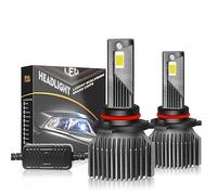 Bombillas LED para Faros Delanteros, 200 W, 80000 Lúmenes, Kit De Conversión De Faros LED Superbrillantes, 6000 K, Blanco Frío, Resistente Al Agua IP68, Paquete De 2,H4