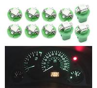 Bombillas LED para panel de instrumentos con indicador de racimo para O-pel Astra G H, O-pel Vectra B C, Corsa B C Velocímetro Tacómetro Reloj Pantalla LCD Iluminación Luces de salpicadero (Verde)