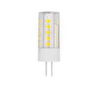 Bombillas LED T3 220V G4 3w Jc Bi-pin Base (no bajo voltaje 12v) Bombilla paisaje LED G4 2700k Blanco cálido para debajo del gabinete Techo Mesa Pared Puck Lights, Blanco cálido 2700K, 3W-1PCS