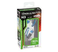 Bombillas Par H3 55W para Coche Moto Homologado + 90% De Luz 4800K Xenón Ultra