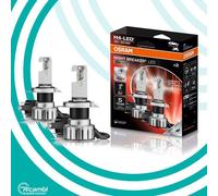 Bombillas Par OSRAM LED Inteligente H4 Noche Breaker Homologado Carretera +330%