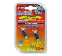 Bombillas Par Torpedo 10W 11x35 MM Azul-Xe Matrícula Portaobjetos Baúl Techo