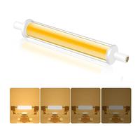 Bombillas R7S LED 118mm Regulable, 7.7W 230V Blanco cálido 3000K 850LM R7S LED, Equivalente 100W J118 R7S Bombillas Halógenas, Sin Parpadeo, 1PCS