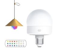 Bombillas Recargables con Control Remoto,Bombillas de Colores con Control Remoto | Bombillas LED que cambian de color,Bombillas magnéticas desmontables, lámpara casera con atenuador de larga duración