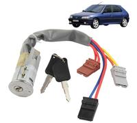 Bombin arranque compatible para Peugeot 306 (1993-1997) Clausor (6 cables). Con 2 llaves. 416299