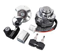 Bombín Arranque Moto Para VT250 Para Magna250 1995-1997 Motocicletas Interruptor De Encendido Tapa De Tanque De Combustible Cerradura De Asiento Y Kit De Llave