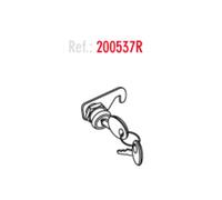 Shad 200537R Recambio Bombin para Baúl ATV 40/100, Plata
