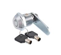 Bombin Cerradura Cerraduras de cajón gabinete 16/20/25/30mm con cerradura 2 llaves, herrajes for muebles, puerta for escritorio oficina, cerraduras leva(30mm)