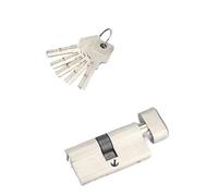 Bombin Cerradura Cilindro de cerradura Cerradura seguridad puerta central Interior Dormitorio Manija estar latón 5 llaves(60mmz 30 and 30mm)