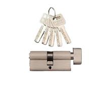 Bombin Cerradura Cilindro de cerradura for Interior, dormitorio, manija estar, latón, seguridad, cilindro puerta central(65mmz 32.5and 32.5mm)