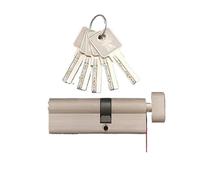 Bombin Cerradura Cilindro de cerradura for Interior, dormitorio, manija estar, latón, seguridad, cilindro puerta central(85MMPKnob 35 and50mm)