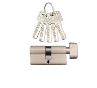 Bombin Cerradura Cilindro de cerradura for Interior, dormitorio, manija estar, latón, seguridad, cilindro puerta central(60mmz 30 and 30mm)