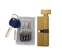 Bombin Cerradura Cilindro De Cerradura Una Sola Apertura, Puerta Con Núcleo Latón For Interiores(95mm)