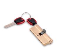 Bombin Cerradura Cilindro tallado de cilindro de la puerta 65 70 80 90 115mm cilindro Ab Llavero antirrobo de latón Lock de latón Llaves extendidas de núcleo alargadas Cilindros Para Puertas(70(35-35)