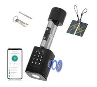 bombin cerradura inteligente,Cerradura electronica con Código,Tarjeta RFID,Cerradura Inteligente WiFi,Smart lock Fácil de Instalar，ácil de Instalar,puerta exterior de 60-100mm