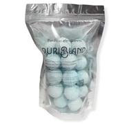 BOMBITAS EFERVESCENTES DURIBLAND 200 gr. - Para baños de manos y pies. Con propiedades antioxidantes, antisépticas, higienizantes, refrescantes y tonificantes. (Océano)