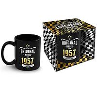 Bombo Taza de cumpleaños con año de nacimiento 1957