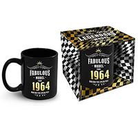 Bombo Taza de cumpleaños con año de nacimiento 1964