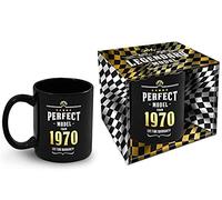 Bombo Taza de cumpleaños con año de nacimiento 1970