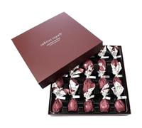 Bombón de Higo | Caja de 15 Bombones de Chocolate Negro | Brandy Aroma Higo Deshidratado - 265 Gr | Bombones con Higo | Caja de regalo Bombones
