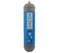 Bombona CO2 para gasificador, 600 g, desechable, casquillo M11 x 1 para dispensadores - Gasificadores de agua con gas, recipiente de acero N° 1 bombona