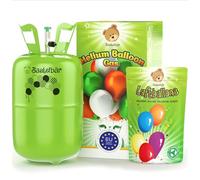 Bombona de gas de helio + 100 globos ecológicos • Gas para globos de 420 l garantizado para aprox. 50 globos • Fácil manejo • Made in EU • Globo de helio Premium • Helio para globos