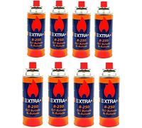 bombonas de gas para camping portatil hornillo cocina con, fogon estufa infernillo butano fuego pack de 8 cartucho de recambio para fogones gas butano portatil