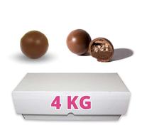 Bombones de chocolate con leche y arroz inflado - Bombones Crocanti o crujientes (4000 Gramos)