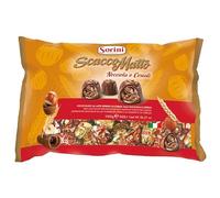 Bombones de Chocolate - Surtido Gourmet con Relleno Cremoso - Dulces Premium para Regalar o Compartir - Elaborados con Chocolate Italiano - 1kg (Scacco Matto)