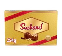 Bombones Suchard, Delicisoso Chocolate con Leche y Arroz Inflado, Caja de 28 unidades - 254 g