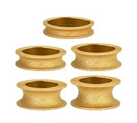 BomDog Muela de Pulido, 3 Pulgadas, 75 Mm, Soldada Al Vacío, Muela de Diamante, Borde Demi-Bullnose, Perfil de Bordes de Mármol/a/15Mm