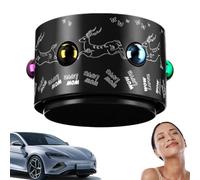 Bomefoi Aromaterapia giratoria de automóviles, difusor de perfume de automóviles - Ambientador de aire de planta natural solar | Ornamento de perfume silencioso Fragancia duradera de 360 grados