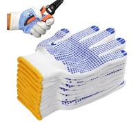 Bomefoi Guantes Seguridad 5 Pares de Mitones Antideslizantes Transpirables
