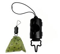 Bomefoi Portabolsa de Residuos para Perros | Ligero Portátil Sin Manos,Dispensador de Bolsas para Residuos de Mascotas,para Coche, Paseo, Senderismo, Parque, Picnic, Camping, Viaje Larga Distancia,