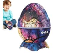 Bomefoi Proyector de huevo de dinosaurio, proyector de luz de huevo de dinosaurio, reproductor de música con mando a distancia | Proyector de estrella inalámbrico, luz nocturna de huevo de dinosaurio