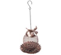 Bomefoi s De Aves Silvestres,Metal Vintage Resistente al Clima,de Hierro para Jilgueros de Exterior | para Alimentar y Observar Aves y Azulejos en Patio, Balcón, Terraza, Árbol o Ventana