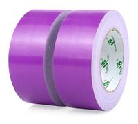 BOMEI PACK Cinta adhesiva americana 50mm x 30 m, cinta impermeable de tela de para reparaciones, bricolaje, manualidades, uso en interiores y exteriores (purple)